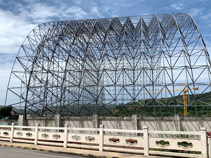 建德山寨矿储煤棚网架